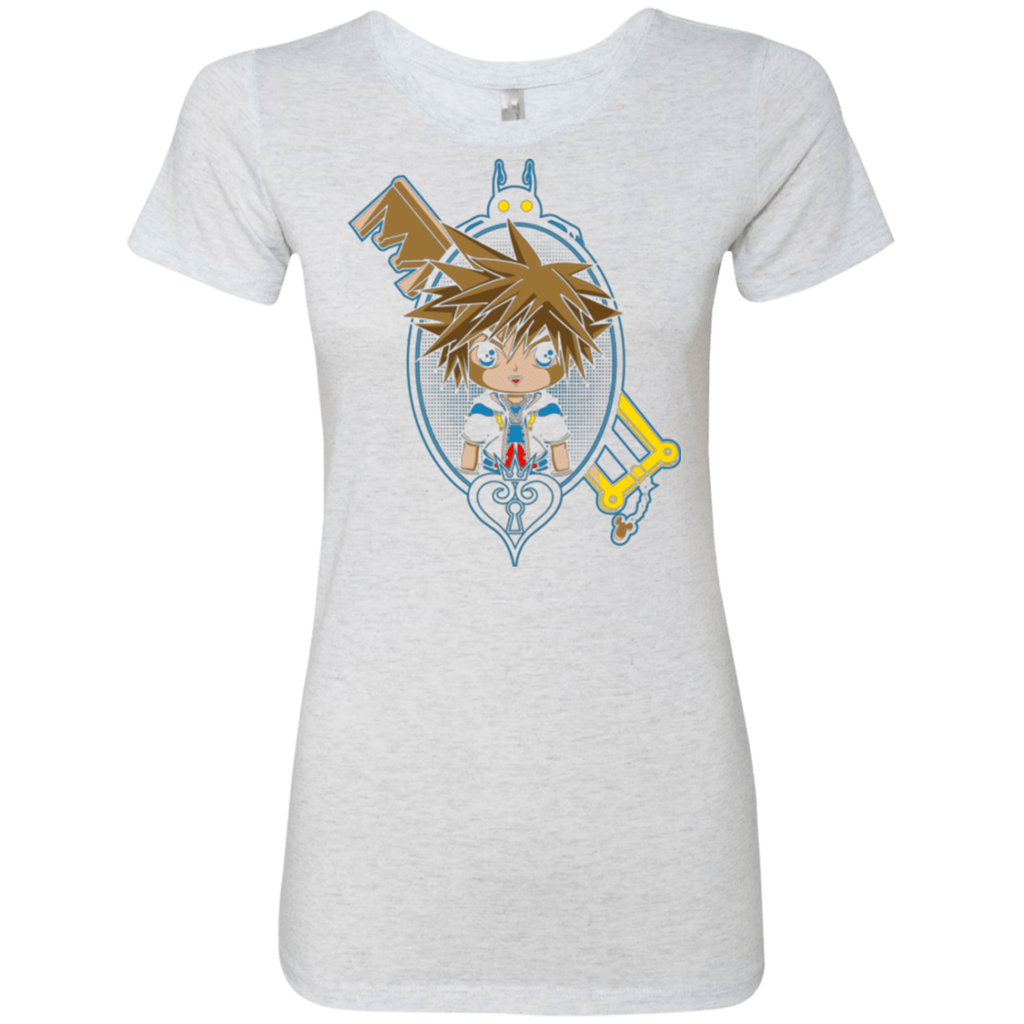 T-Shirts Heather White / Small Sora Portrait Women's Triblend T-Shirt