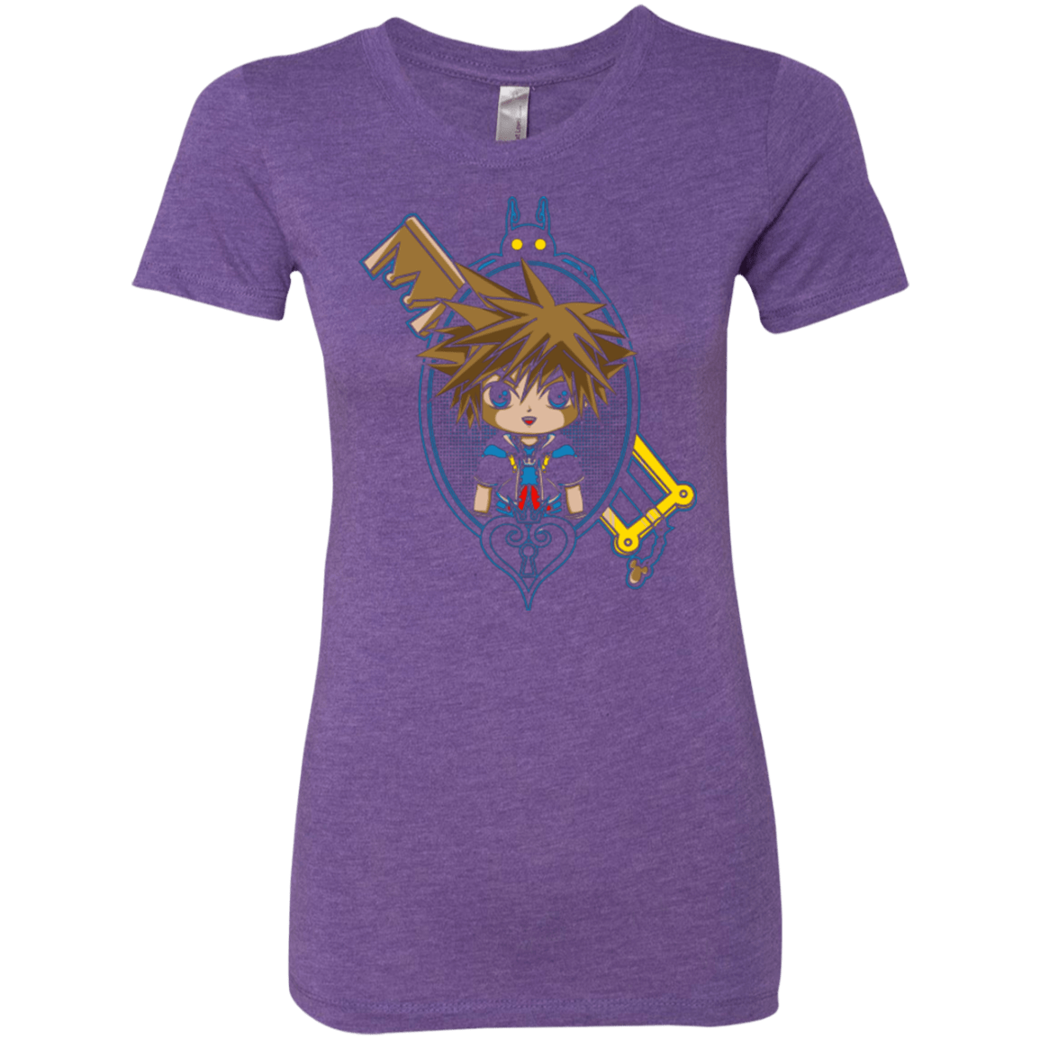 T-Shirts Purple Rush / Small Sora Portrait Women's Triblend T-Shirt