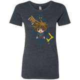 T-Shirts Vintage Navy / Small Sora Portrait Women's Triblend T-Shirt