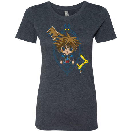 T-Shirts Vintage Navy / Small Sora Portrait Women's Triblend T-Shirt
