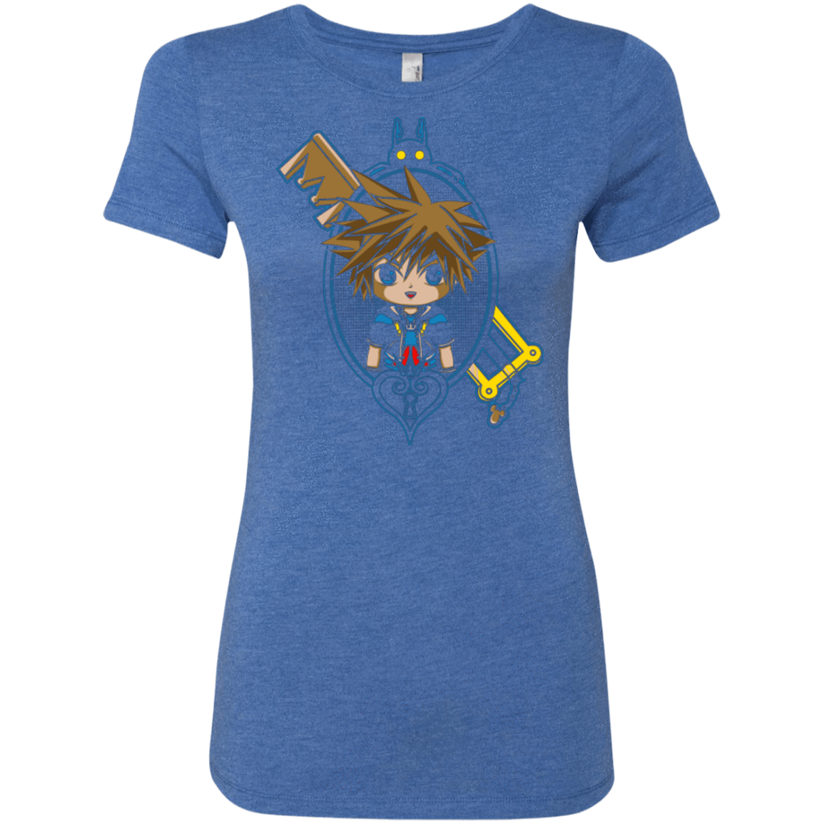 T-Shirts Vintage Royal / Small Sora Portrait Women's Triblend T-Shirt