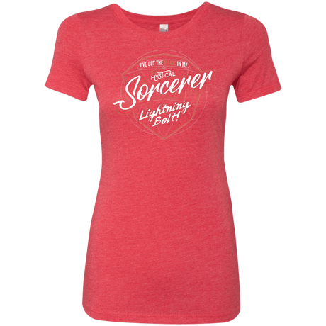 T-Shirts Vintage Red / S Sorcerer Women's Triblend T-Shirt