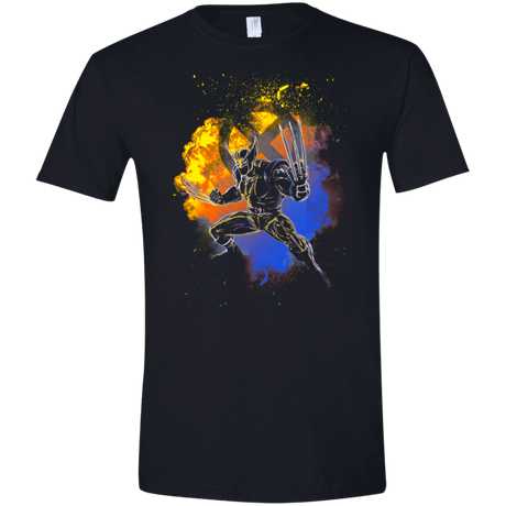 T-Shirts Black / X-Small Soul of Adamantium Men's Semi-Fitted Softstyle