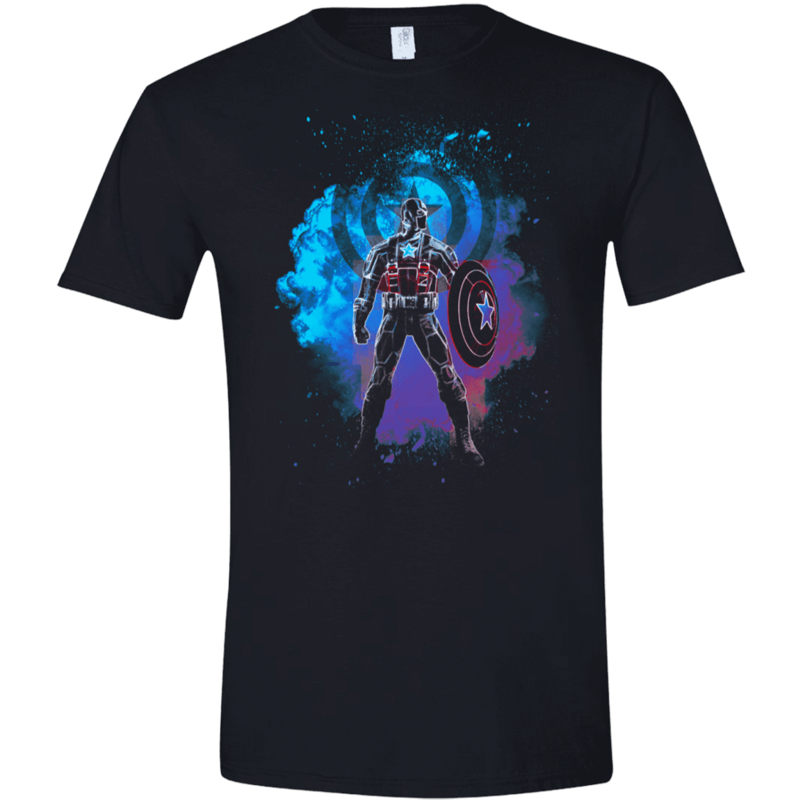 T-Shirts Black / X-Small Soul of America Men's Semi-Fitted Softstyle