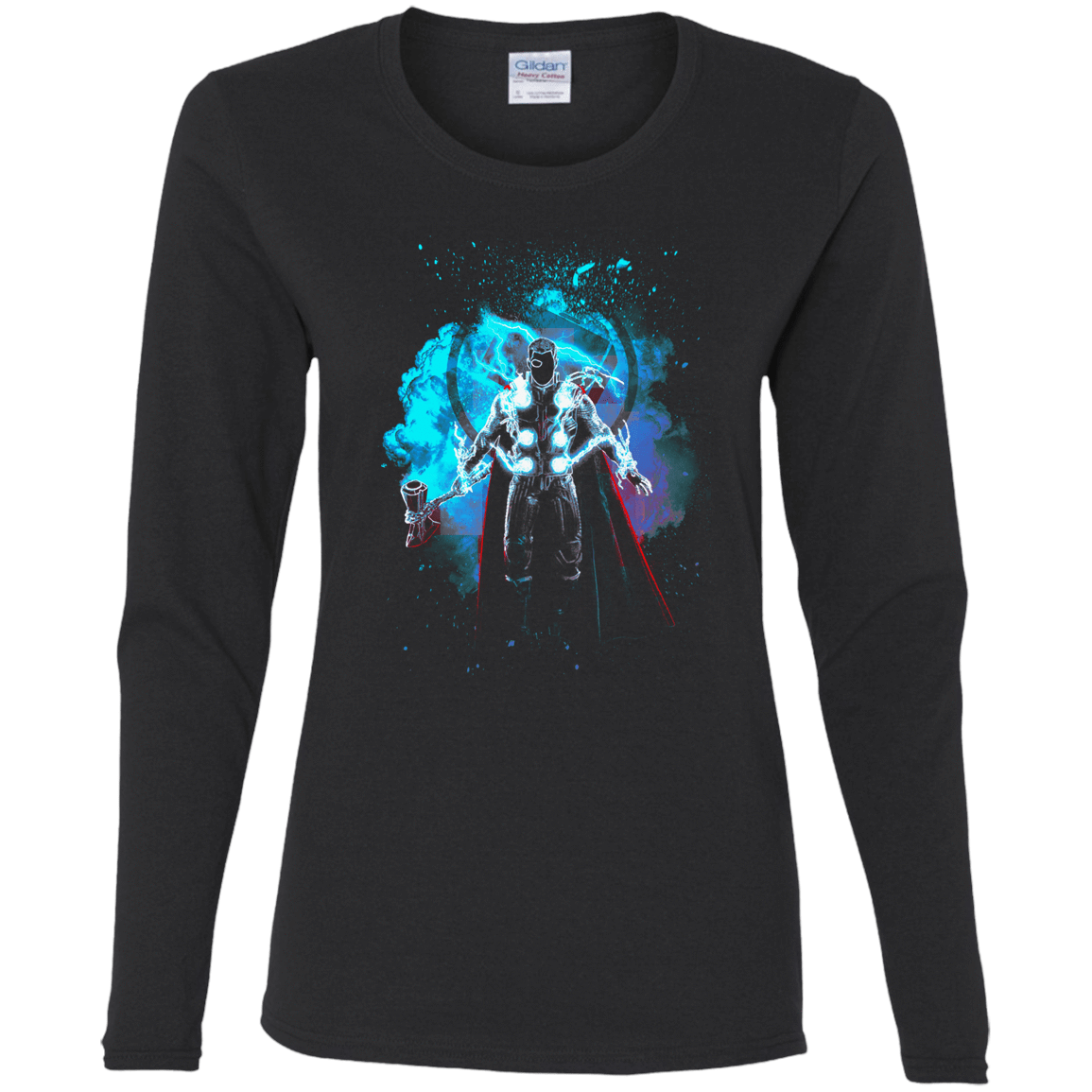 T-Shirts Black / S Soul of Asgard Women's Long Sleeve T-Shirt