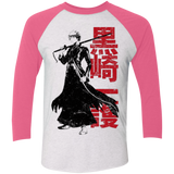 T-Shirts Heather White/Vintage Pink / X-Small Soul Reaper Men's Triblend 3/4 Sleeve