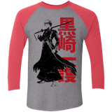 T-Shirts Premium Heather/ Vintage Red / X-Small Soul Reaper Men's Triblend 3/4 Sleeve