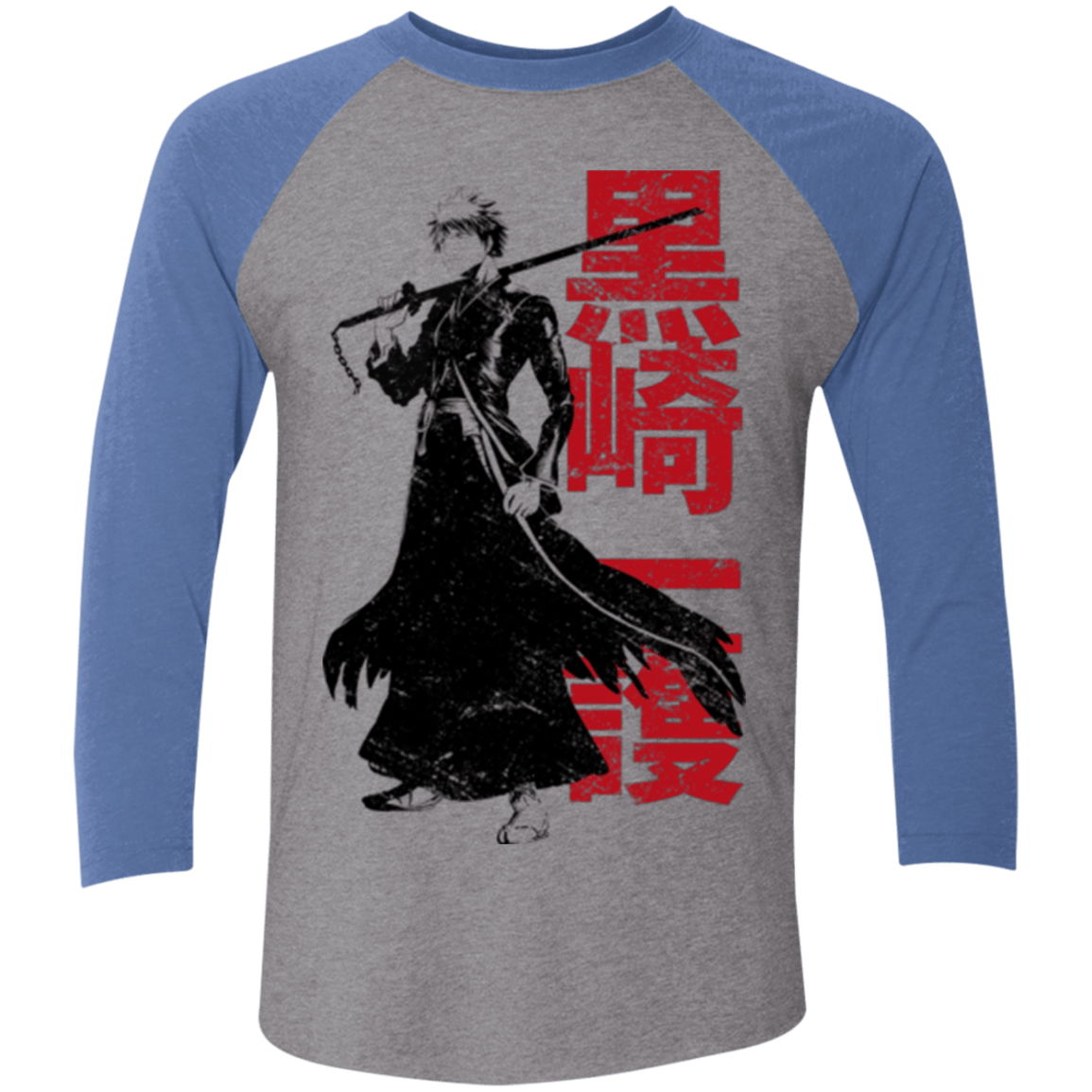 T-Shirts Premium Heather/ Vintage Royal / X-Small Soul Reaper Men's Triblend 3/4 Sleeve