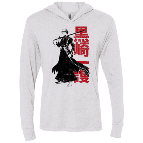 T-Shirts Heather White / X-Small Soul Reaper Triblend Long Sleeve Hoodie Tee