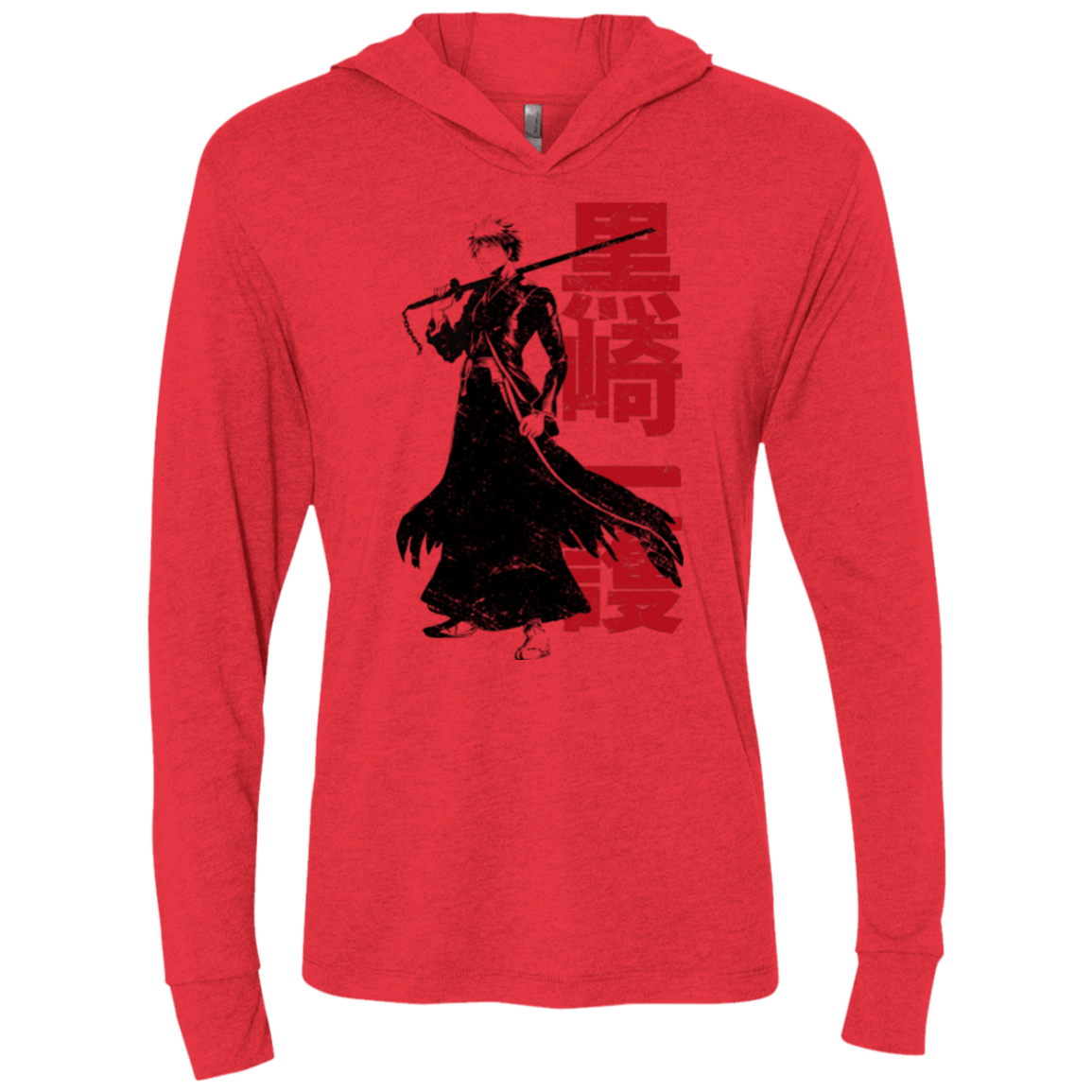 T-Shirts Vintage Red / X-Small Soul Reaper Triblend Long Sleeve Hoodie Tee