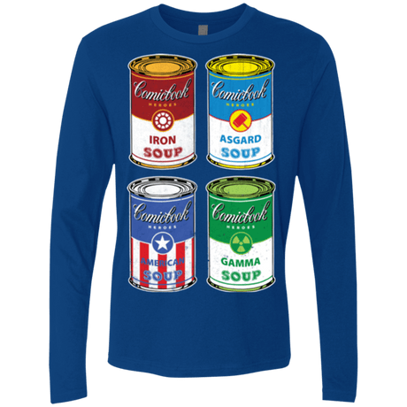 T-Shirts Royal / Small Soup Assemble Men's Premium Long Sleeve
