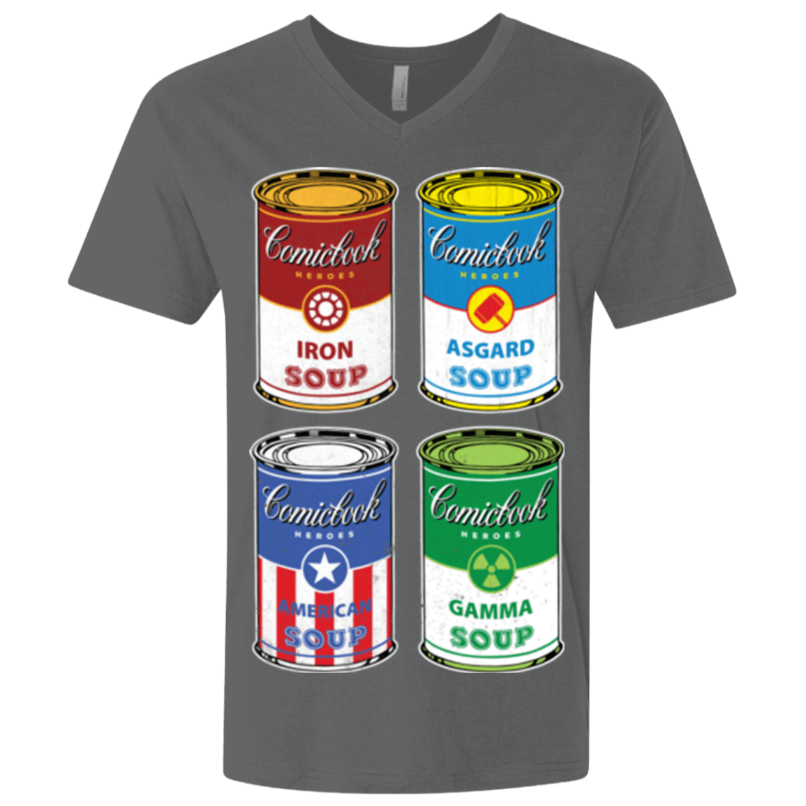 T-Shirts Heavy Metal / X-Small Soup Assemble Men's Premium V-Neck
