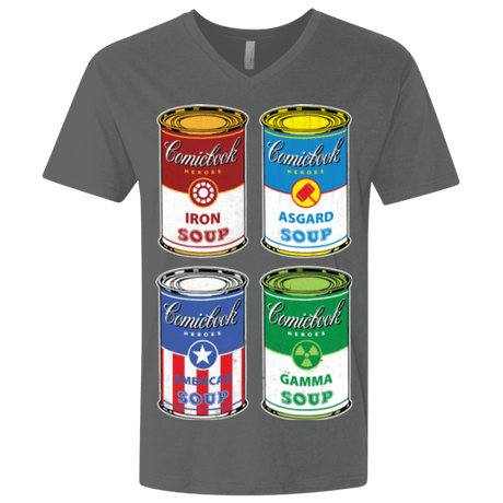 T-Shirts Heavy Metal / X-Small Soup Assemble Men's Premium V-Neck