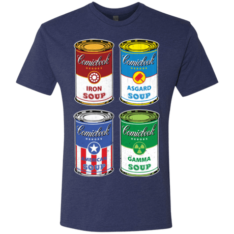 T-Shirts Vintage Navy / Small Soup Assemble Men's Triblend T-Shirt