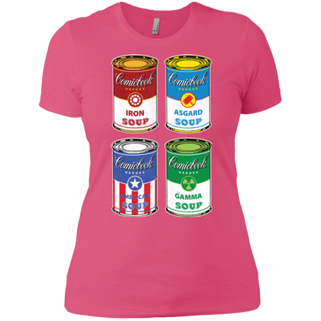 T-Shirts Hot Pink / X-Small Soup Assemble Women's Premium T-Shirt