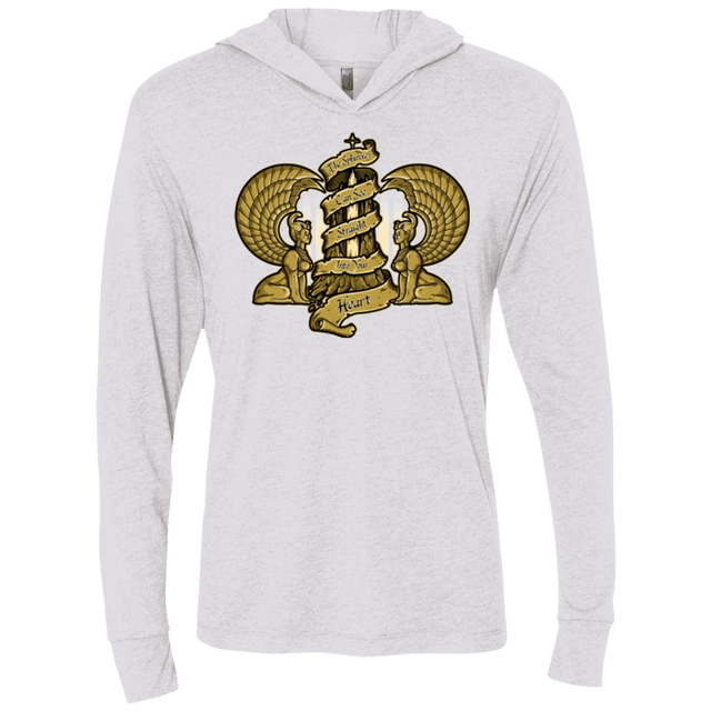 T-Shirts Heather White / X-Small SOUTHERN ORACLE Triblend Long Sleeve Hoodie Tee