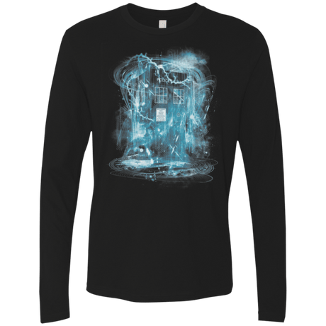 T-Shirts Black / Small Space and Time Storm Men's Premium Long Sleeve