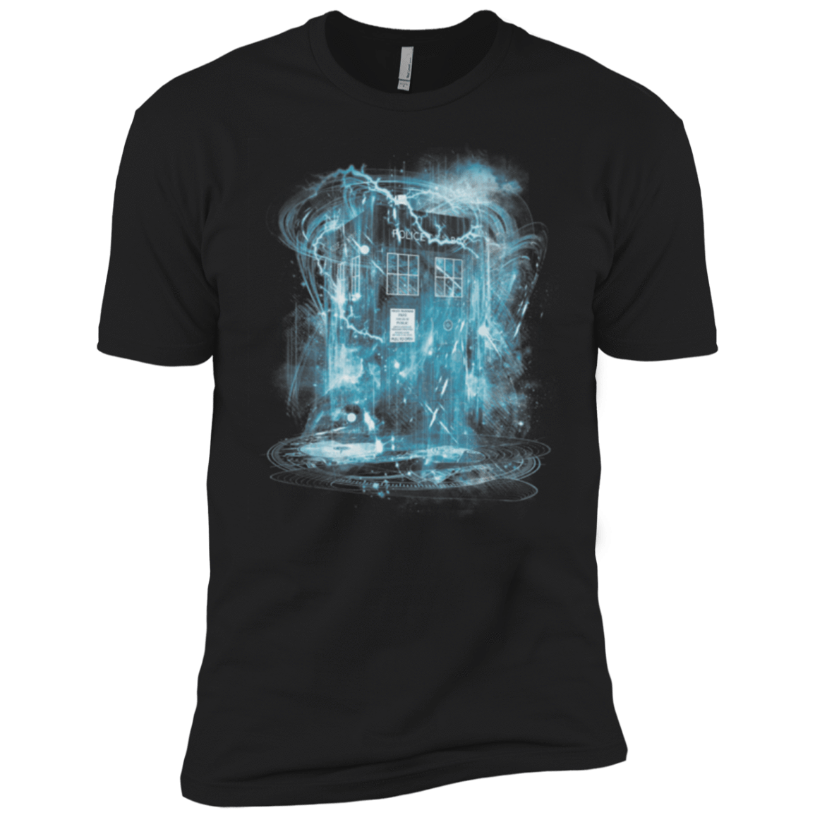 T-Shirts Black / X-Small Space and Time Storm Men's Premium T-Shirt