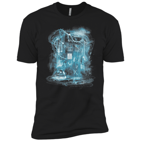 T-Shirts Black / X-Small Space and Time Storm Men's Premium T-Shirt