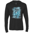 T-Shirts Vintage Black / X-Small Space and Time Storm Triblend Long Sleeve Hoodie Tee