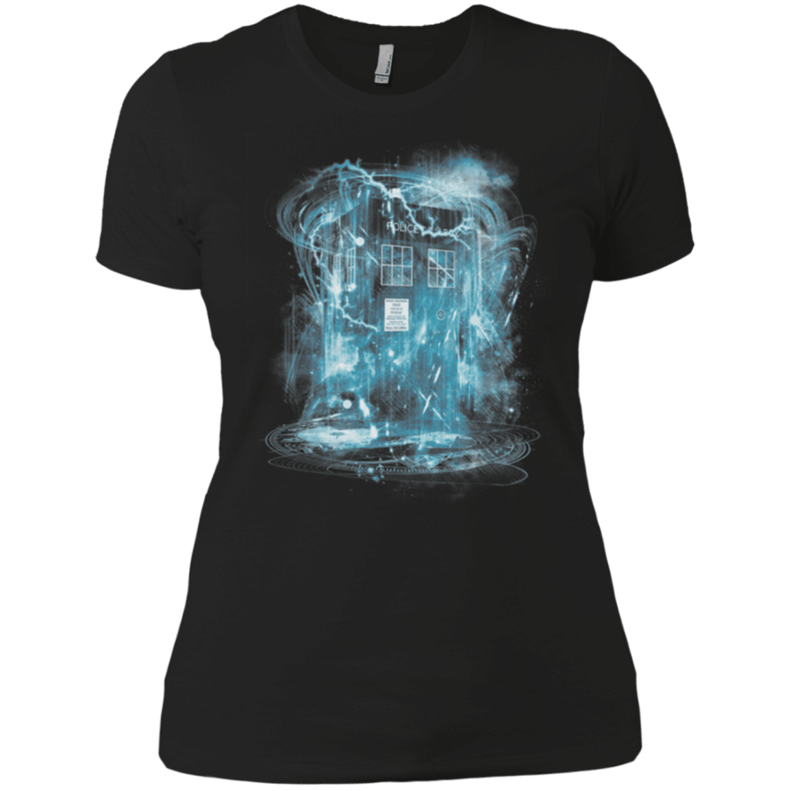 T-Shirts Black / X-Small Space and Time Storm Women's Premium T-Shirt