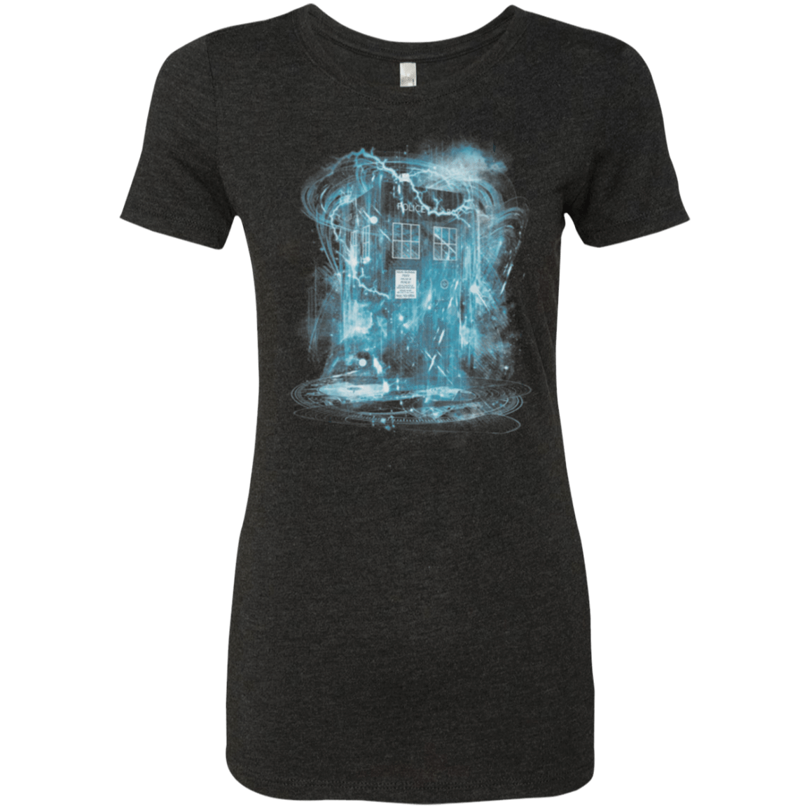 T-Shirts Vintage Black / Small Space and Time Storm Women's Triblend T-Shirt