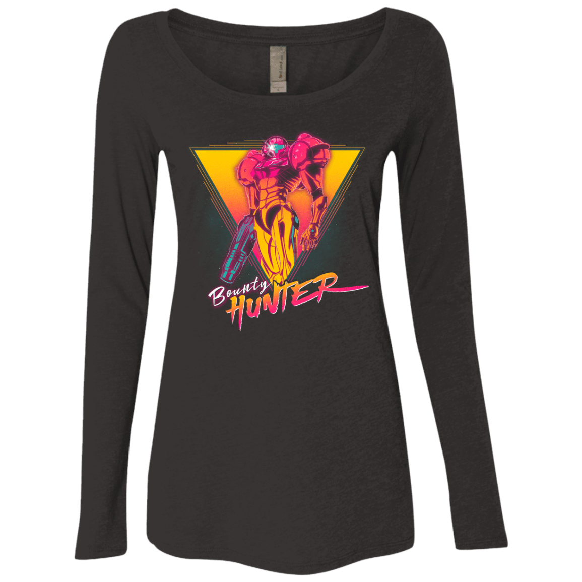 T-Shirts Vintage Black / Small Space Bounty Hunter Women's Triblend Long Sleeve Shirt