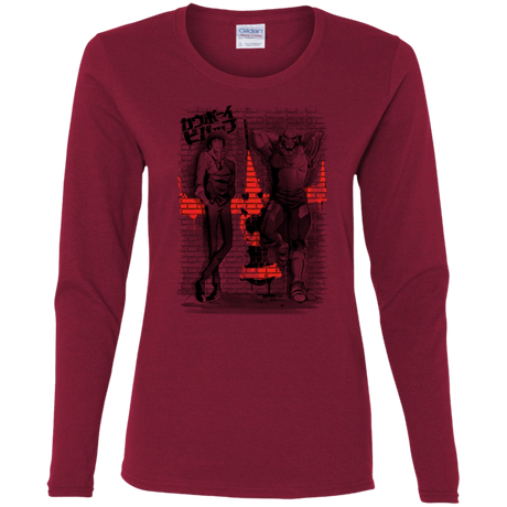 T-Shirts Cardinal / S Space Bounty Hunters Women's Long Sleeve T-Shirt