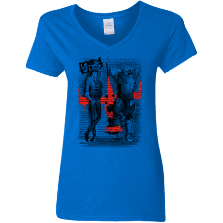 T-Shirts Royal / S Space Bounty Hunters Women's V-Neck T-Shirt