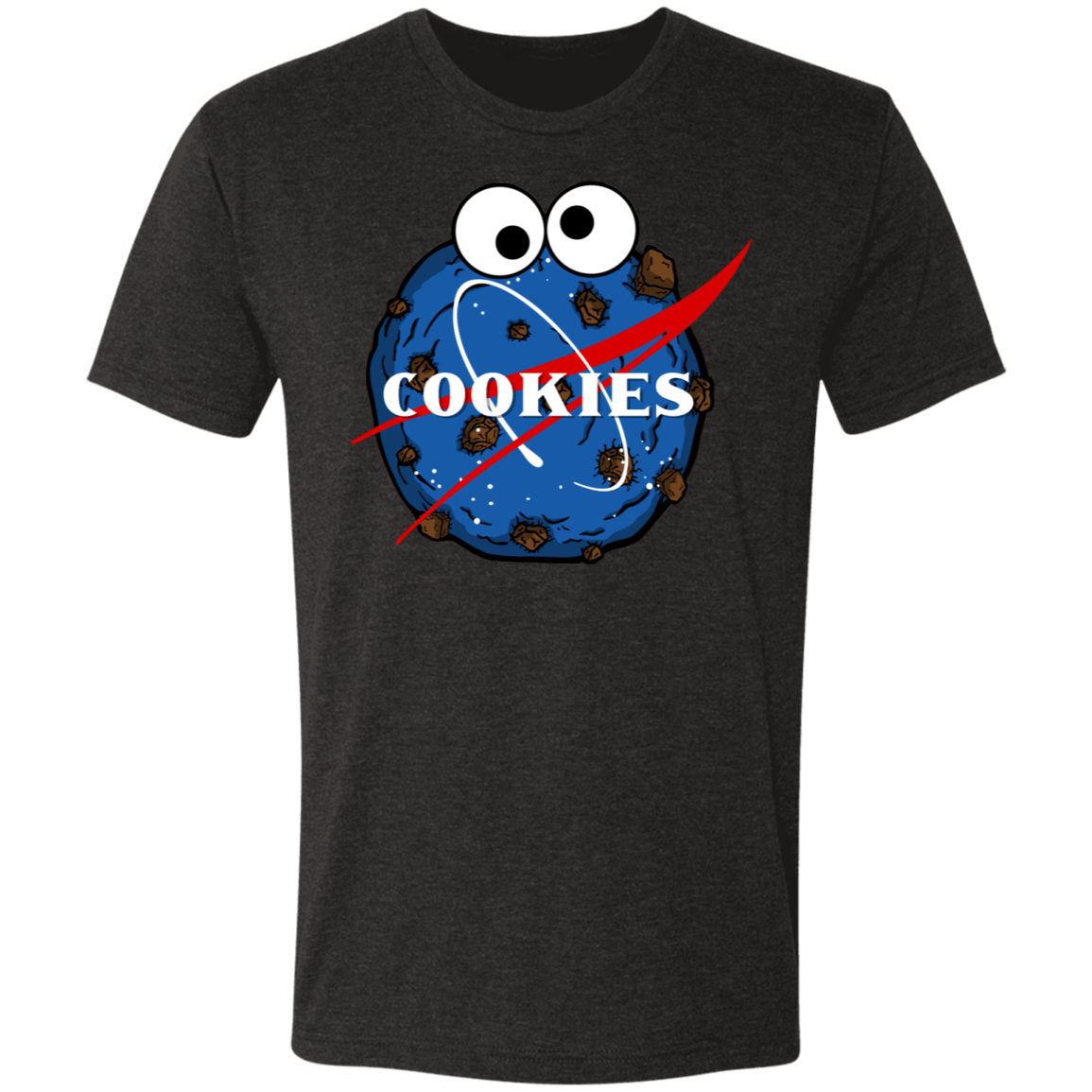 T-Shirts Vintage Black / S Space Cookies Men's Triblend T-Shirt