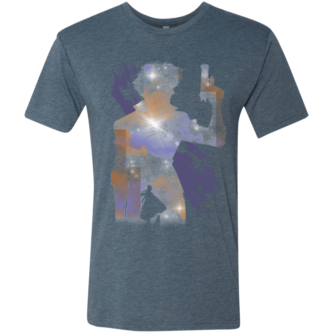 T-Shirts Indigo / Small Space Cowboy Men's Triblend T-Shirt