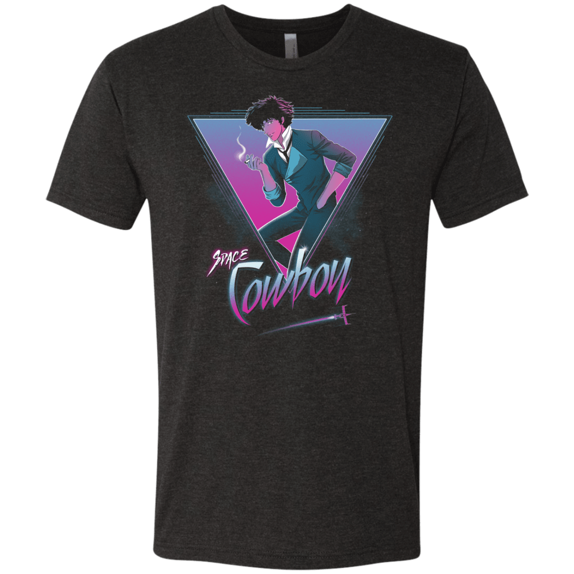 T-Shirts Vintage Black / Small Space Cowboy Men's Triblend T-Shirt