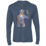 T-Shirts Indigo / X-Small Space Cowboy Triblend Long Sleeve Hoodie Tee