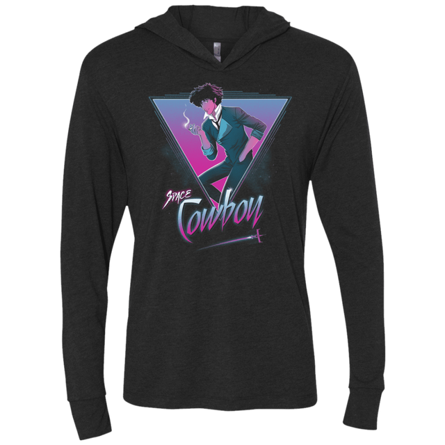 T-Shirts Vintage Black / X-Small Space Cowboy Triblend Long Sleeve Hoodie Tee