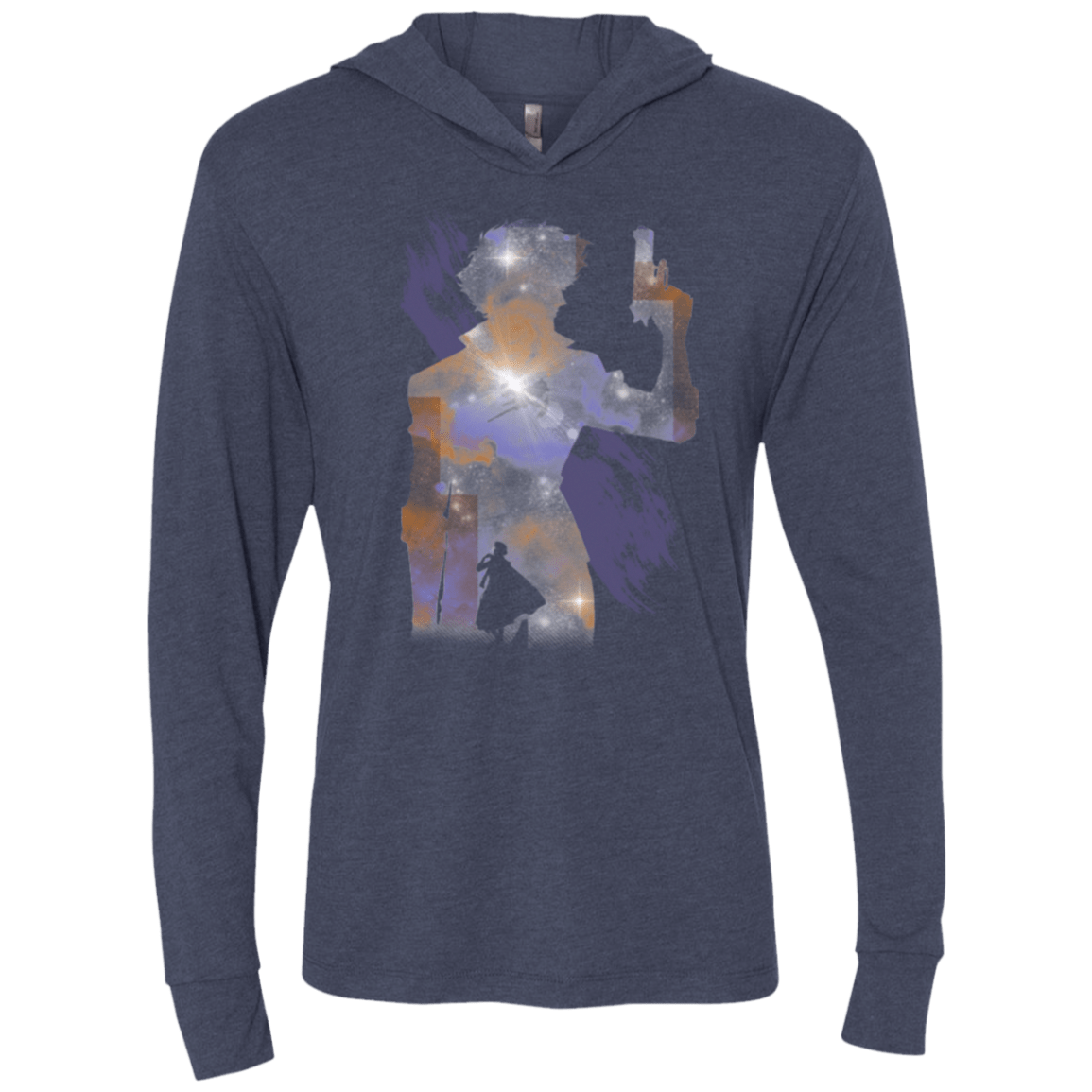 T-Shirts Vintage Navy / X-Small Space Cowboy Triblend Long Sleeve Hoodie Tee