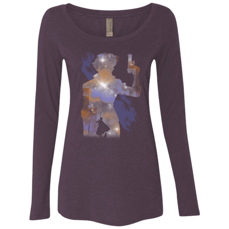 T-Shirts Vintage Purple / Small Space Cowboy Women's Triblend Long Sleeve Shirt