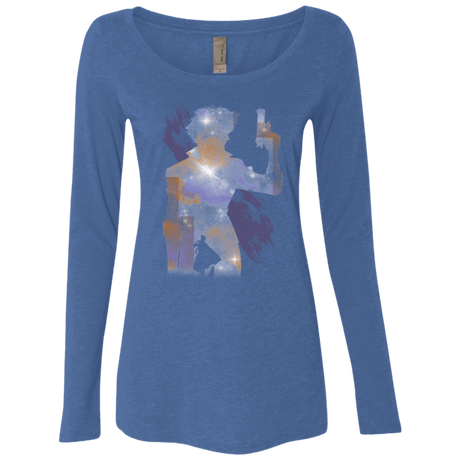 T-Shirts Vintage Royal / Small Space Cowboy Women's Triblend Long Sleeve Shirt