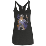 T-Shirts Vintage Black / X-Small Space Cowboy Women's Triblend Racerback Tank