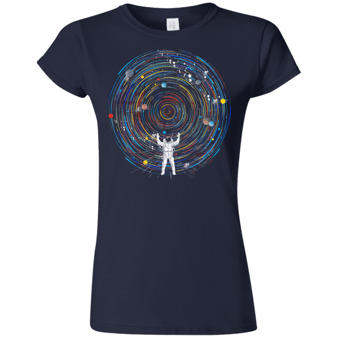 T-Shirts Navy / S Space DJ Junior Slimmer-Fit T-Shirt