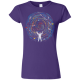 T-Shirts Purple / S Space DJ Junior Slimmer-Fit T-Shirt