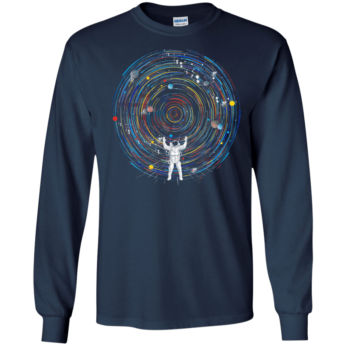 Space DJ Men's Long Sleeve T-Shirt