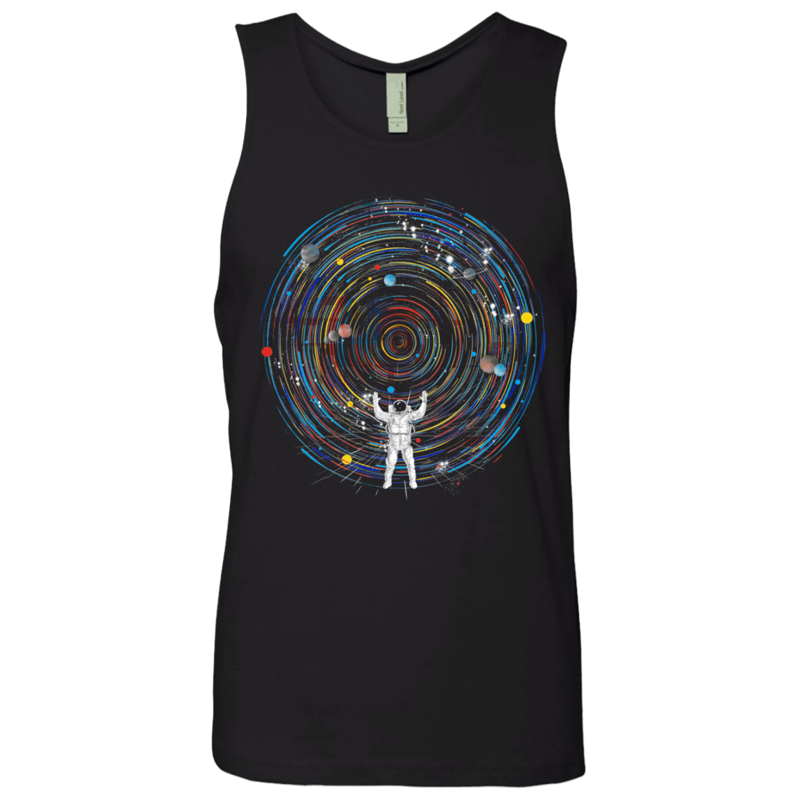 T-Shirts Black / S Space DJ Men's Premium Tank Top