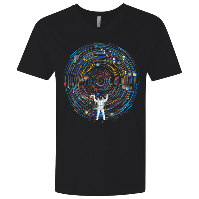 T-Shirts Black / X-Small Space DJ Men's Premium V-Neck