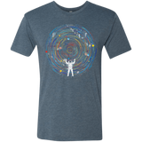 T-Shirts Indigo / S Space DJ Men's Triblend T-Shirt