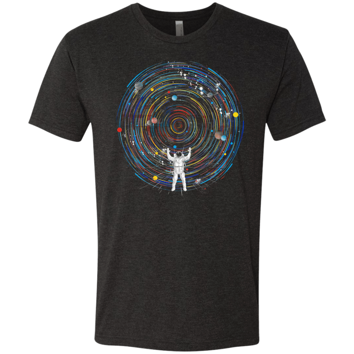 T-Shirts Vintage Black / S Space DJ Men's Triblend T-Shirt
