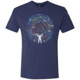 T-Shirts Vintage Navy / S Space DJ Men's Triblend T-Shirt