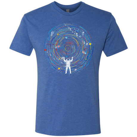 T-Shirts Vintage Royal / S Space DJ Men's Triblend T-Shirt