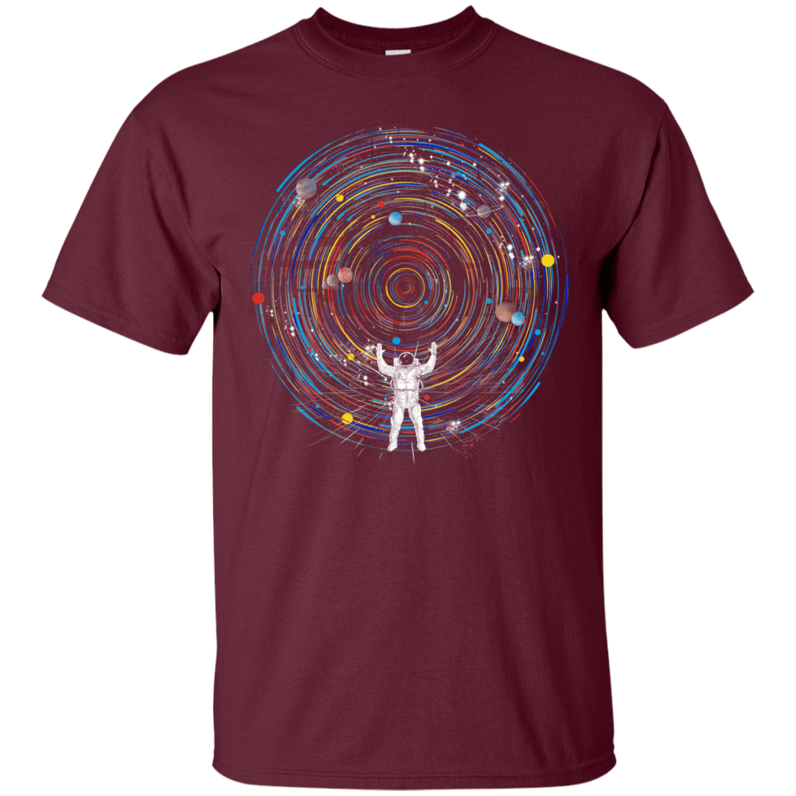 T-Shirts Maroon / S Space DJ T-Shirt
