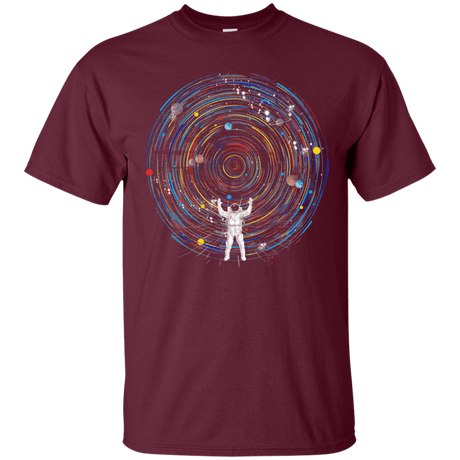 T-Shirts Maroon / S Space DJ T-Shirt