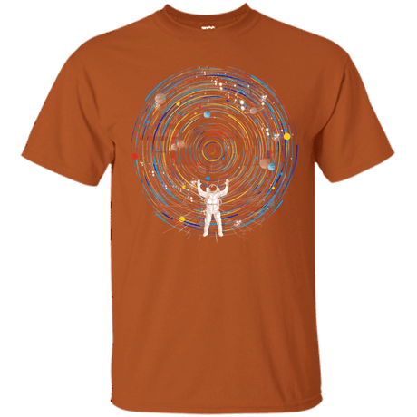 T-Shirts Texas Orange / S Space DJ T-Shirt